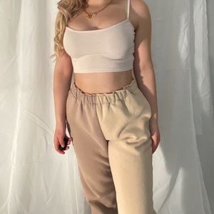 Two Tone Sweat Jogger Set